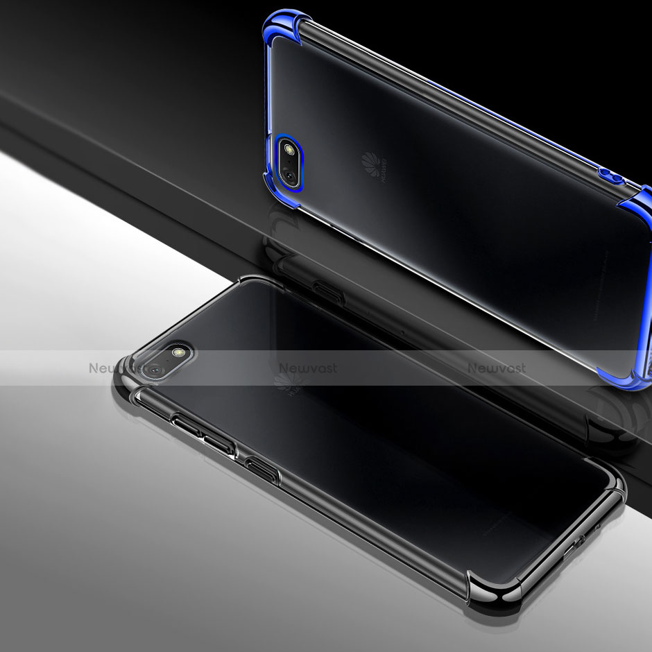 Ultra-thin Transparent TPU Soft Case Cover H01 for Huawei Y5 Prime (2018)