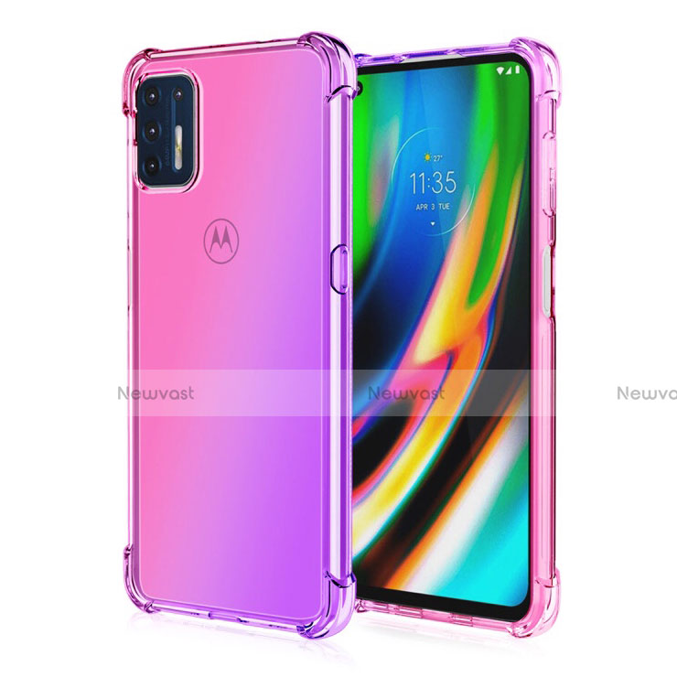 Ultra-thin Transparent TPU Soft Case Cover H01 for Motorola Moto G9 Plus