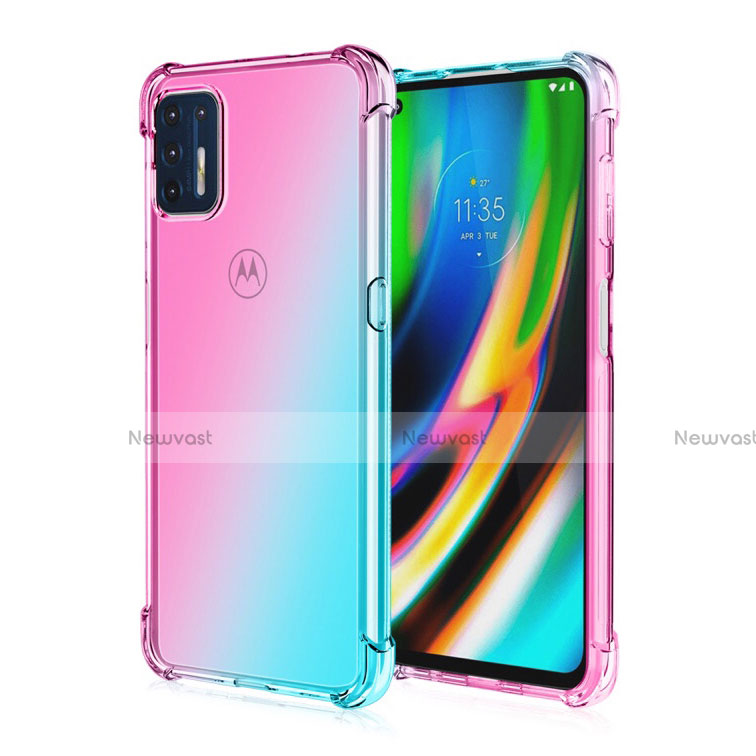 Ultra-thin Transparent TPU Soft Case Cover H01 for Motorola Moto G9 Plus