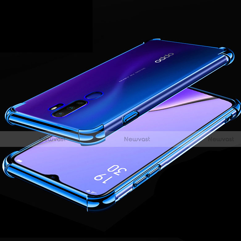 Ultra-thin Transparent TPU Soft Case Cover H01 for Oppo A11