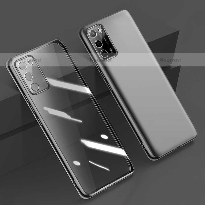 Ultra-thin Transparent TPU Soft Case Cover H01 for Oppo A55 5G