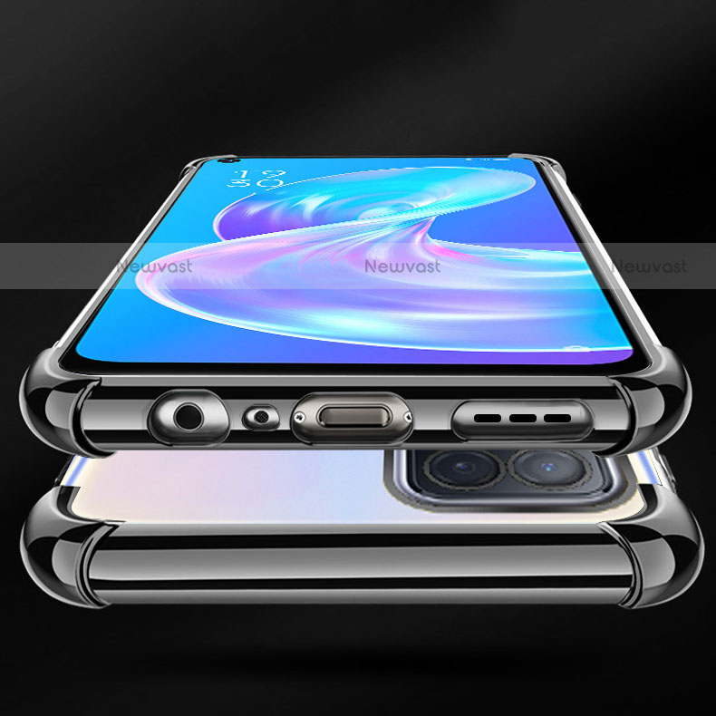 Ultra-thin Transparent TPU Soft Case Cover H01 for Oppo A72 5G