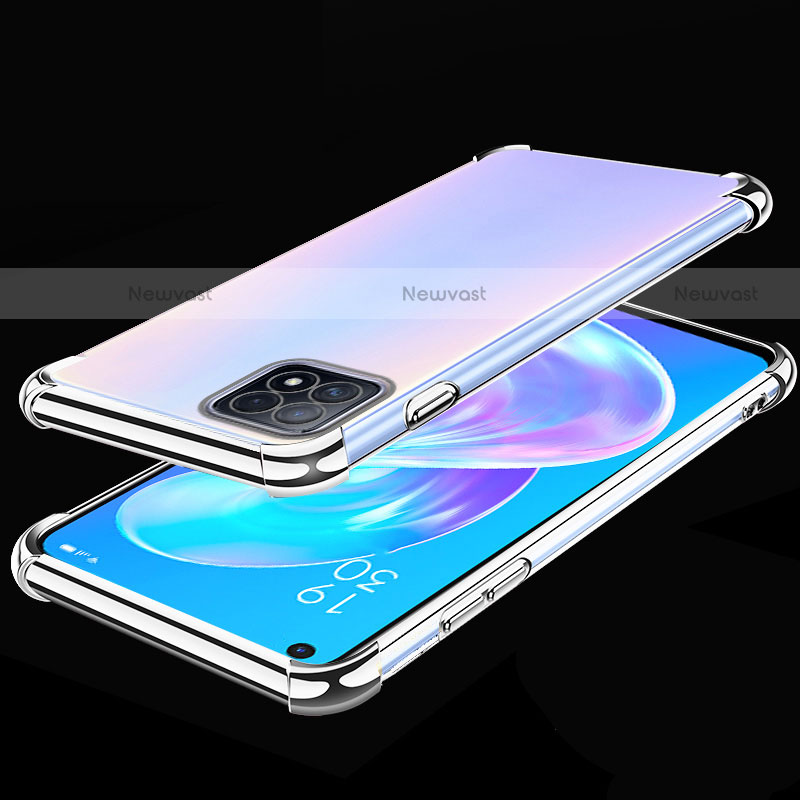 Ultra-thin Transparent TPU Soft Case Cover H01 for Oppo A72 5G