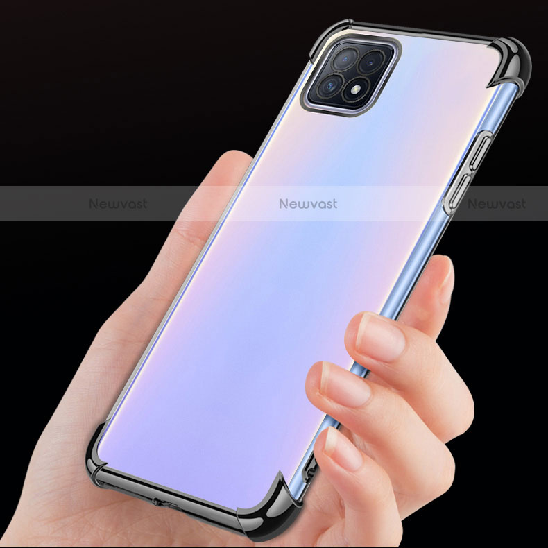 Ultra-thin Transparent TPU Soft Case Cover H01 for Oppo A73 5G