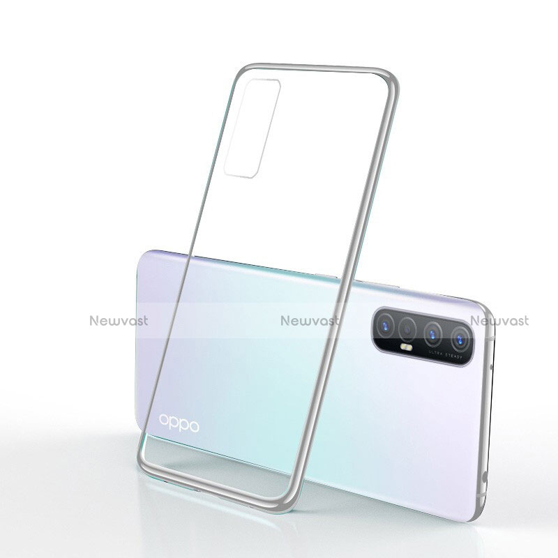 Ultra-thin Transparent TPU Soft Case Cover H01 for Oppo Find X2 Neo