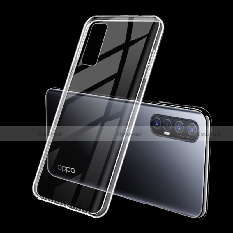 Ultra-thin Transparent TPU Soft Case Cover H01 for Oppo Find X2 Neo