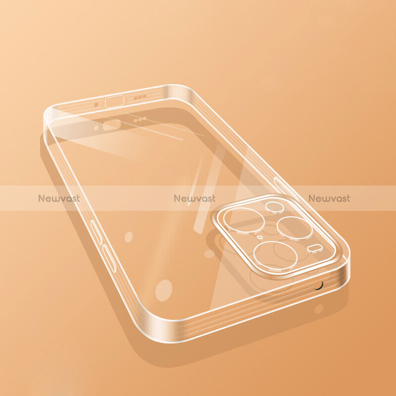 Ultra-thin Transparent TPU Soft Case Cover H01 for Oppo Find X3 5G Clear