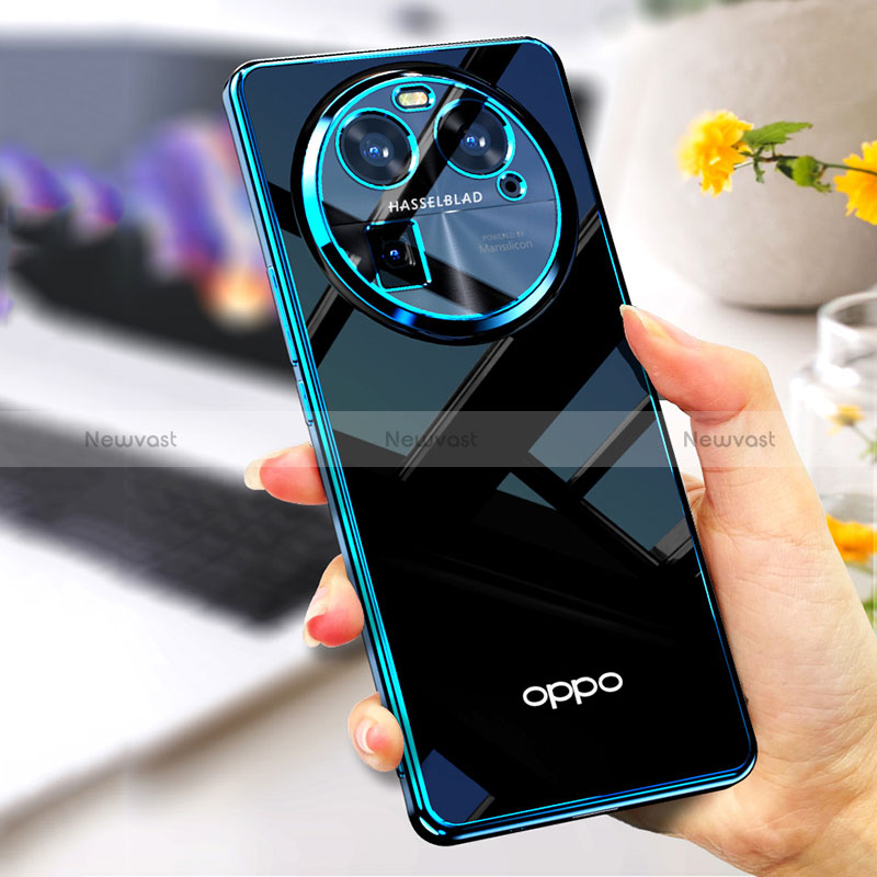 Ultra-thin Transparent TPU Soft Case Cover H01 for Oppo Find X6 Pro 5G