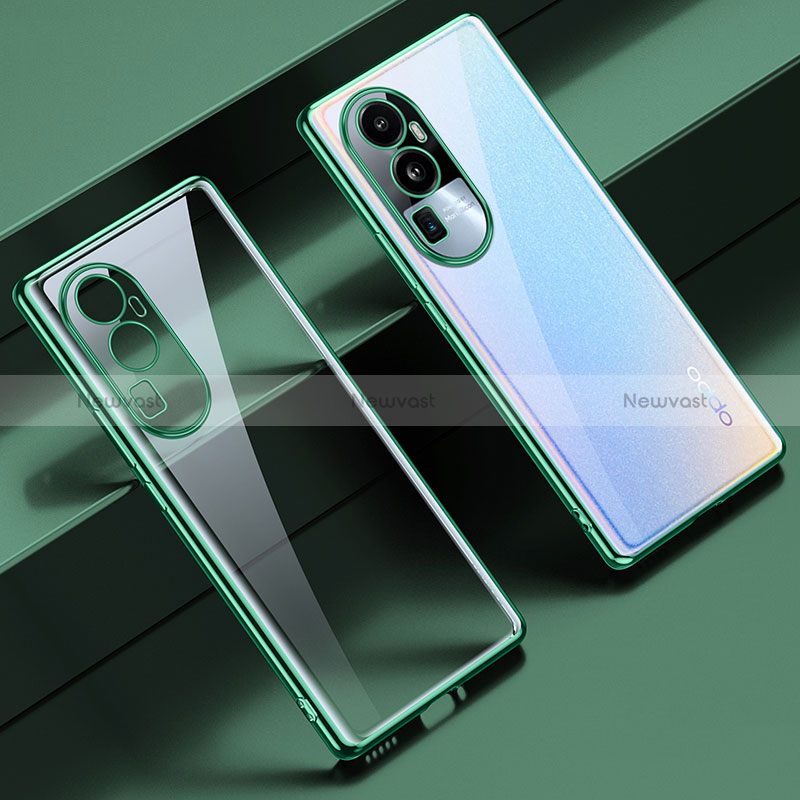 Ultra-thin Transparent TPU Soft Case Cover H01 for Oppo Reno10 Pro+ Plus 5G