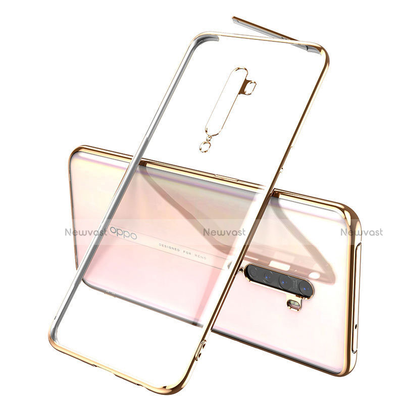 Ultra-thin Transparent TPU Soft Case Cover H01 for Oppo Reno2