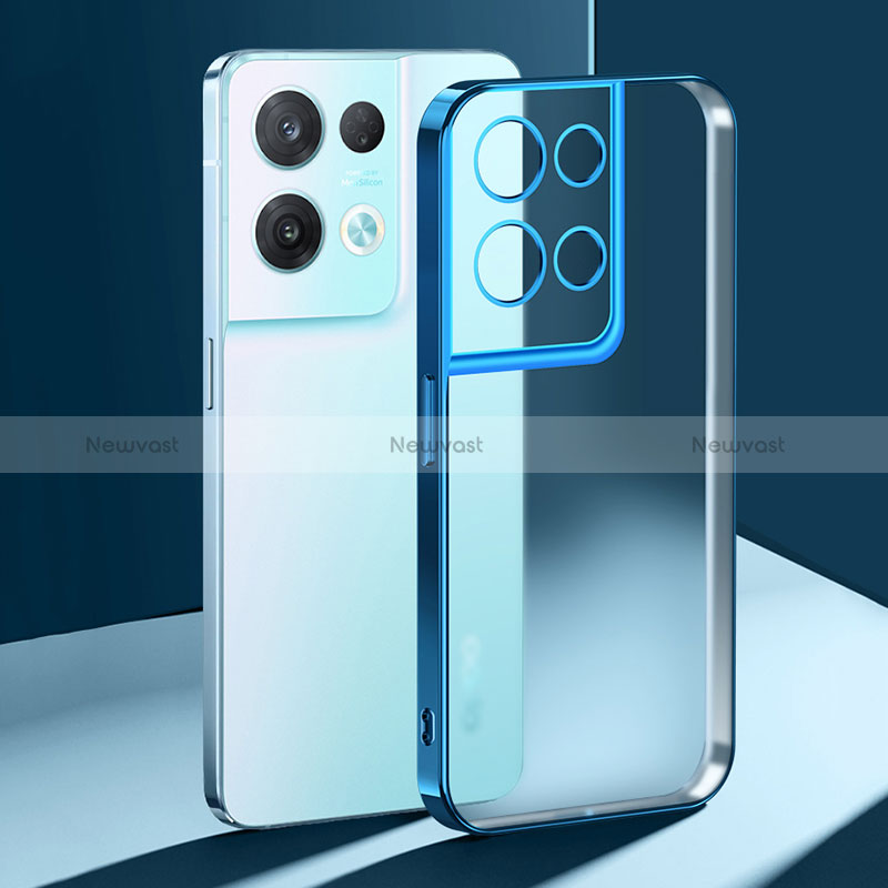 Ultra-thin Transparent TPU Soft Case Cover H01 for Oppo Reno8 Pro+ Plus 5G