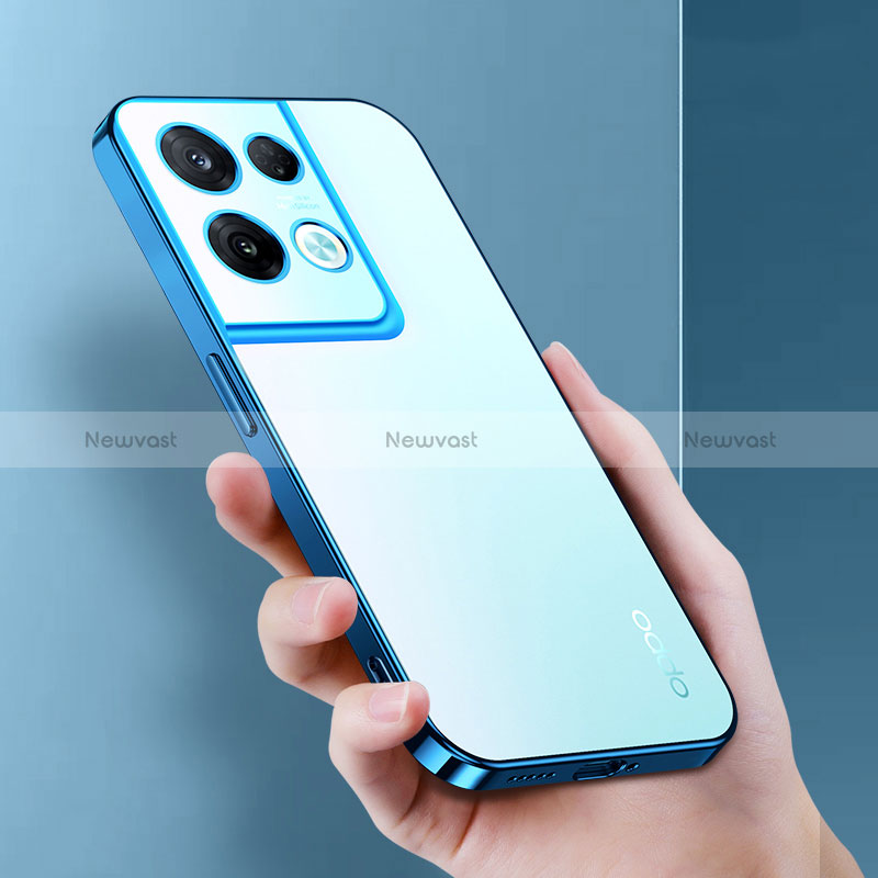 Ultra-thin Transparent TPU Soft Case Cover H01 for Oppo Reno9 5G