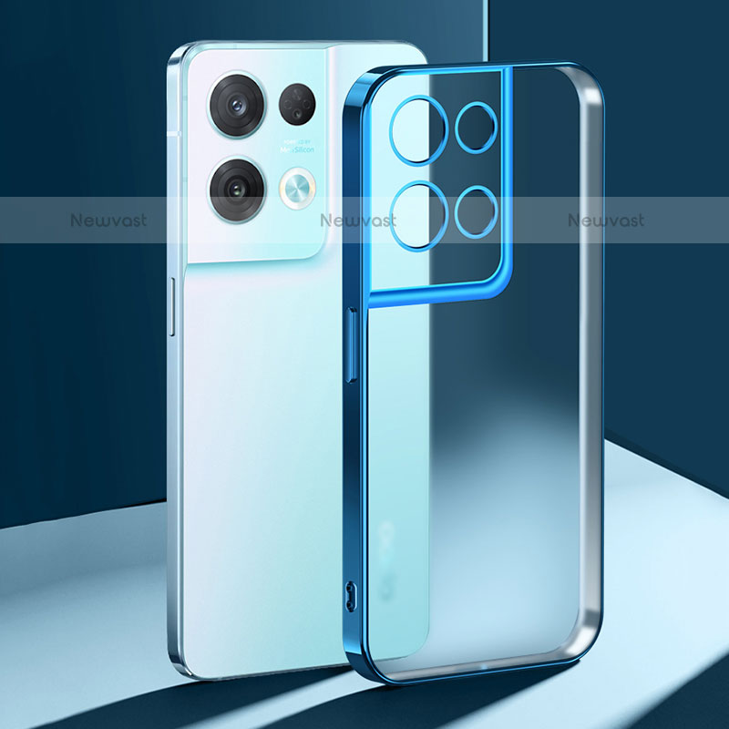 Ultra-thin Transparent TPU Soft Case Cover H01 for Oppo Reno9 Pro+ Plus 5G