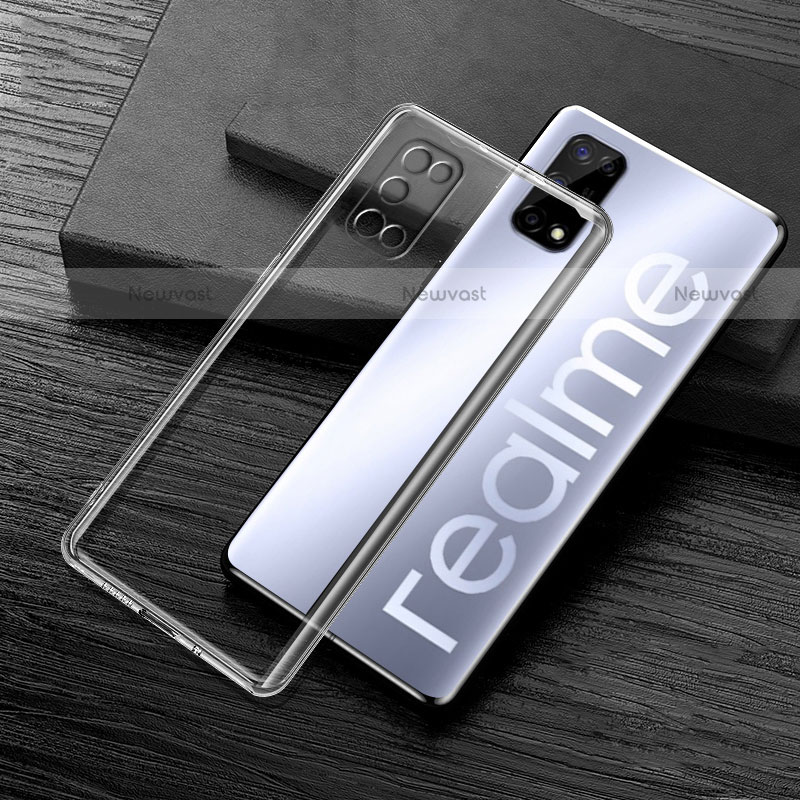 Ultra-thin Transparent TPU Soft Case Cover H01 for Realme Q2 5G Clear