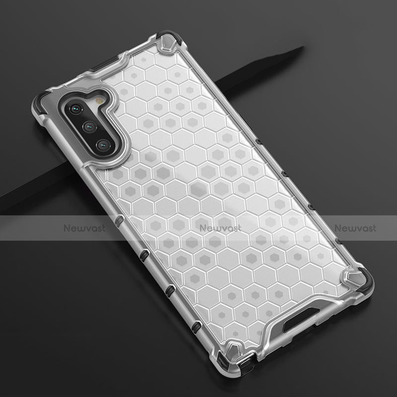 Ultra-thin Transparent TPU Soft Case Cover H01 for Samsung Galaxy Note 10 5G White