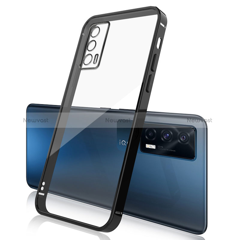 Ultra-thin Transparent TPU Soft Case Cover H01 for Vivo iQOO 7 India 5G