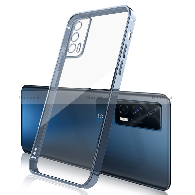 Ultra-thin Transparent TPU Soft Case Cover H01 for Vivo iQOO 7 India 5G