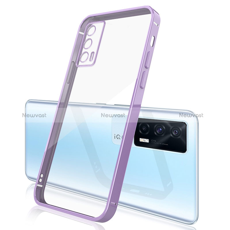 Ultra-thin Transparent TPU Soft Case Cover H01 for Vivo iQOO 7 India 5G