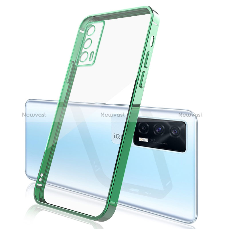 Ultra-thin Transparent TPU Soft Case Cover H01 for Vivo iQOO 7 India 5G