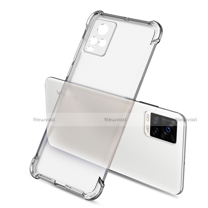 Ultra-thin Transparent TPU Soft Case Cover H01 for Vivo V20 Pro 5G Clear