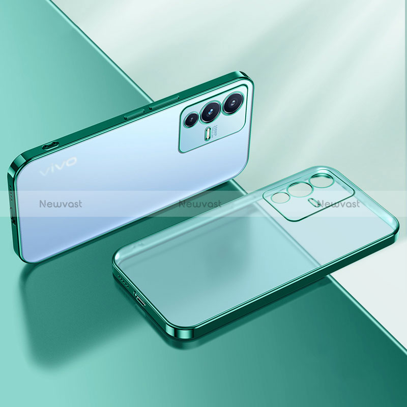 Ultra-thin Transparent TPU Soft Case Cover H01 for Vivo V23 5G