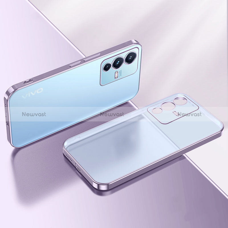 Ultra-thin Transparent TPU Soft Case Cover H01 for Vivo V23 5G