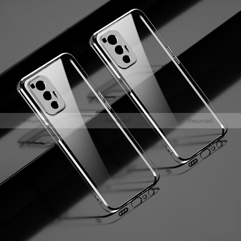 Ultra-thin Transparent TPU Soft Case Cover H01 for Vivo X70 5G Black