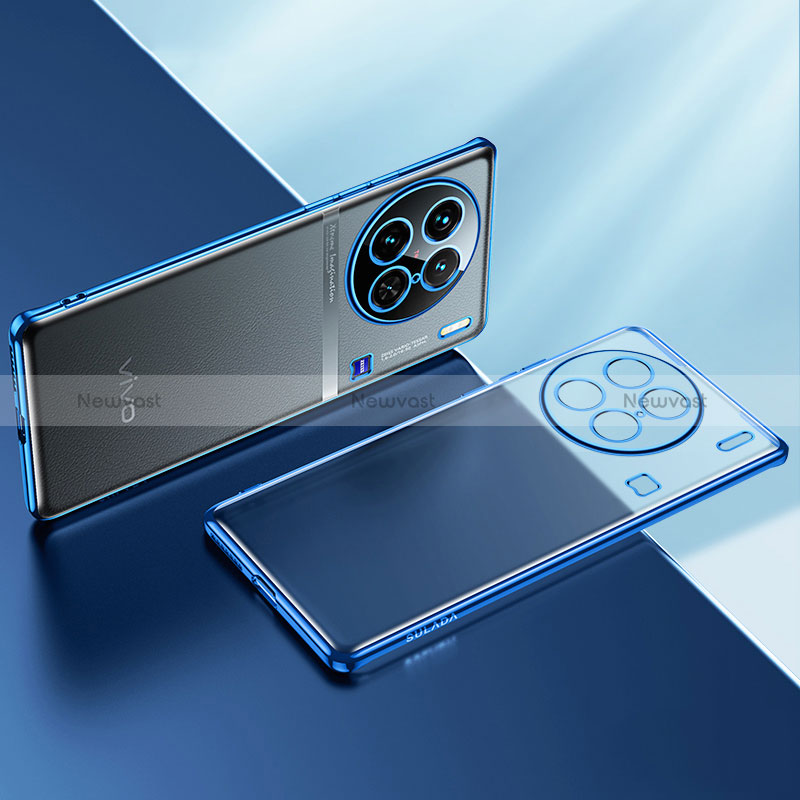 Ultra-thin Transparent TPU Soft Case Cover H01 for Vivo X90 Pro 5G