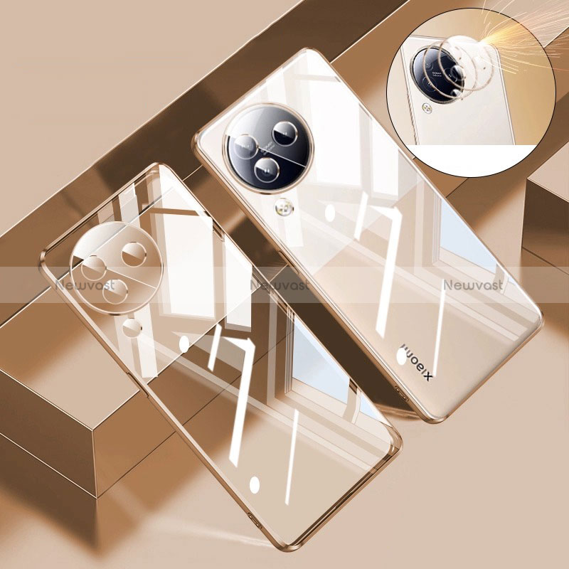 Ultra-thin Transparent TPU Soft Case Cover H01 for Xiaomi Civi 3 5G