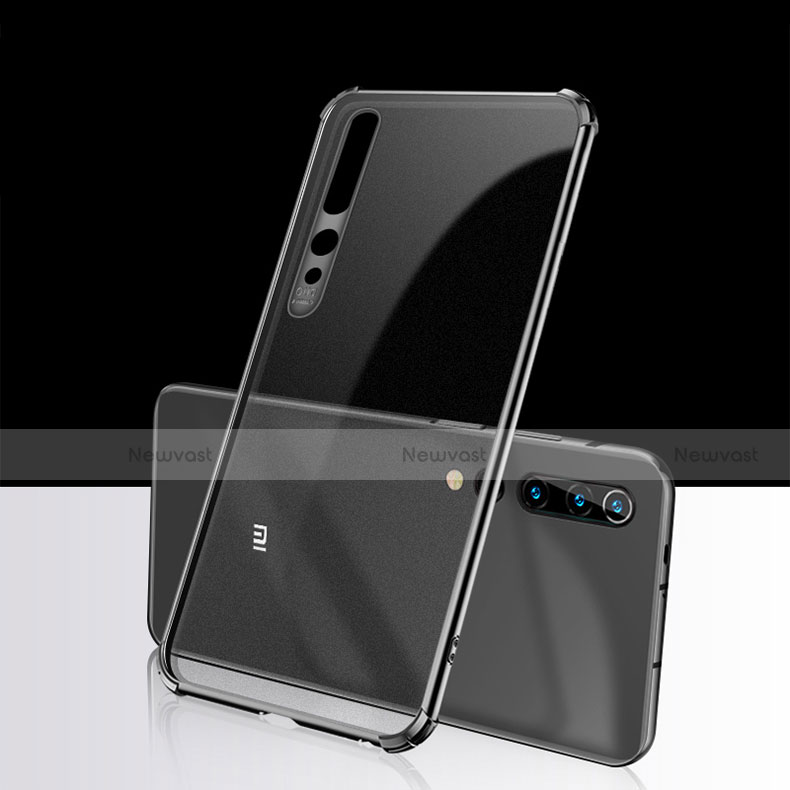 Ultra-thin Transparent TPU Soft Case Cover H01 for Xiaomi Mi 10 Black