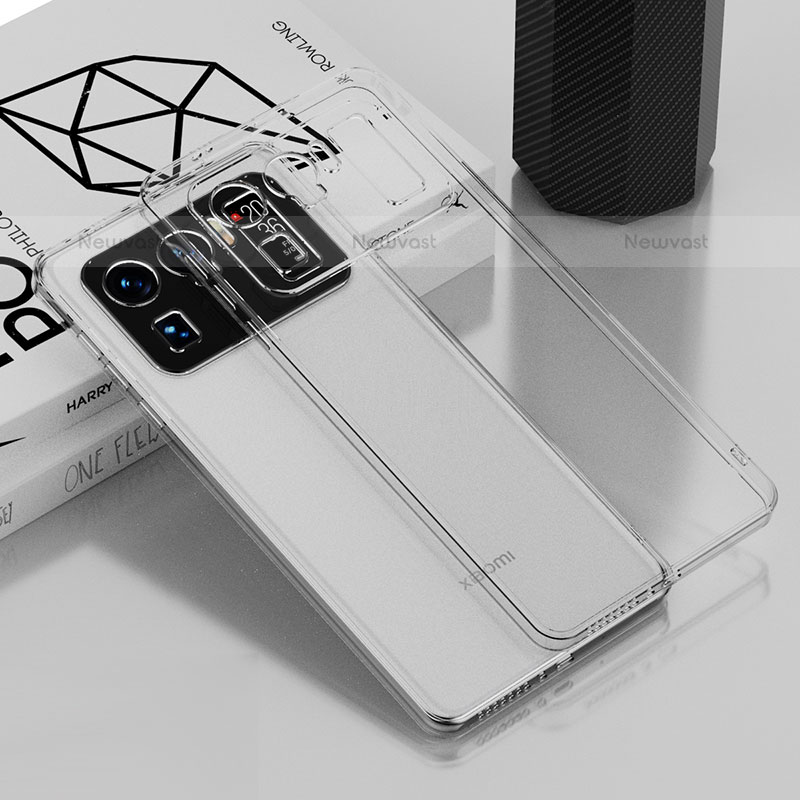 Ultra-thin Transparent TPU Soft Case Cover H01 for Xiaomi Mi 11 Ultra 5G Clear