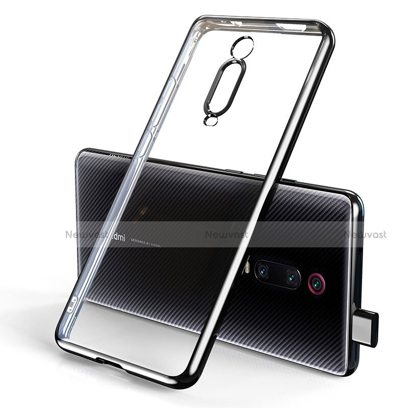 Ultra-thin Transparent TPU Soft Case Cover H01 for Xiaomi Mi 9T Black