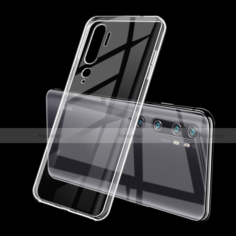 Ultra-thin Transparent TPU Soft Case Cover H01 for Xiaomi Mi Note 10 Clear