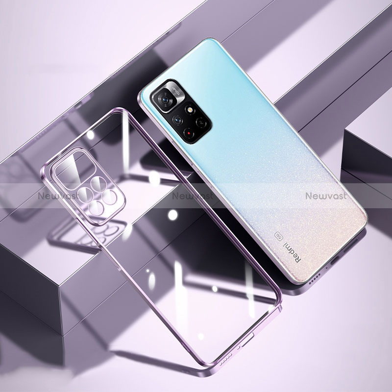 Ultra-thin Transparent TPU Soft Case Cover H01 for Xiaomi Poco M4 Pro 5G