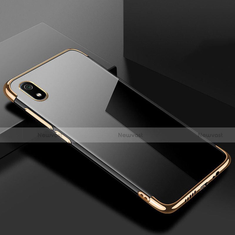 Ultra-thin Transparent TPU Soft Case Cover H01 for Xiaomi Redmi 7A Gold