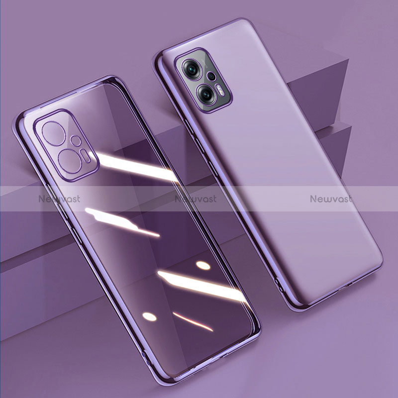 Ultra-thin Transparent TPU Soft Case Cover H01 for Xiaomi Redmi K50i 5G