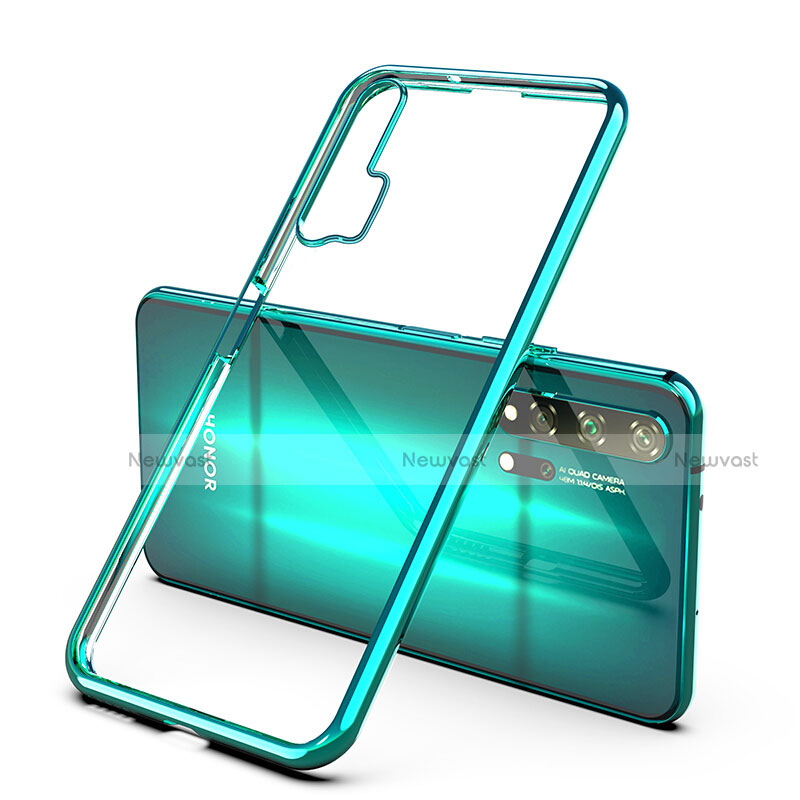 Ultra-thin Transparent TPU Soft Case Cover H02 for Huawei Honor 20 Pro Green