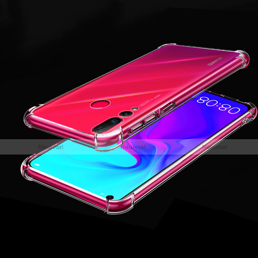 Ultra-thin Transparent TPU Soft Case Cover H02 for Huawei Nova 4 Clear