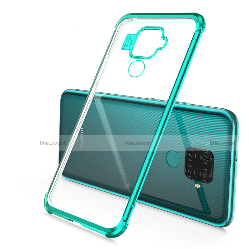 Ultra-thin Transparent TPU Soft Case Cover H02 for Huawei Nova 5i Pro Green