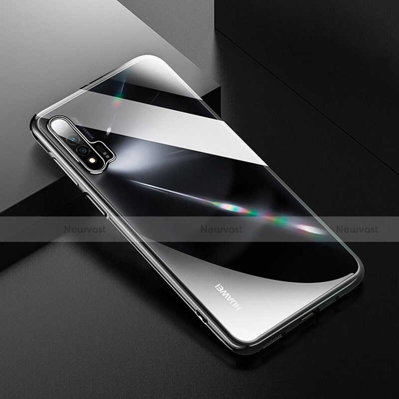 Ultra-thin Transparent TPU Soft Case Cover H02 for Huawei Nova 6 5G Black