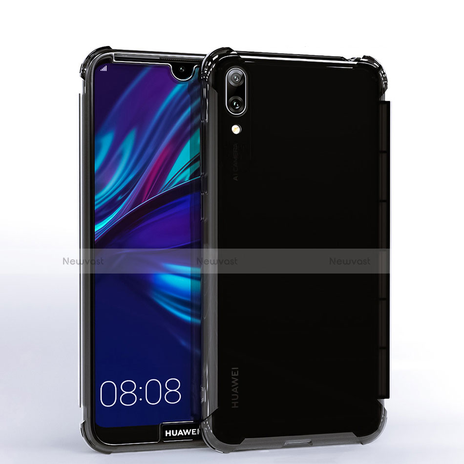 Ultra-thin Transparent TPU Soft Case Cover H02 for Huawei Y7 (2019)