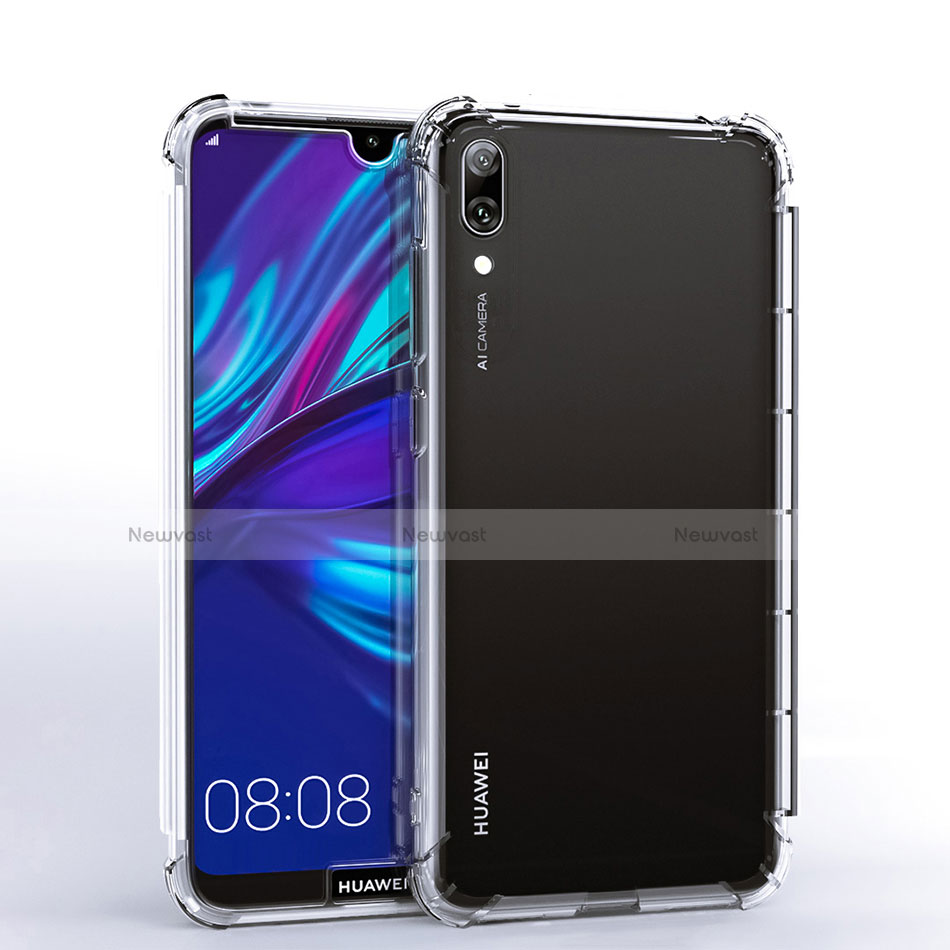 Ultra-thin Transparent TPU Soft Case Cover H02 for Huawei Y7 Pro (2019)