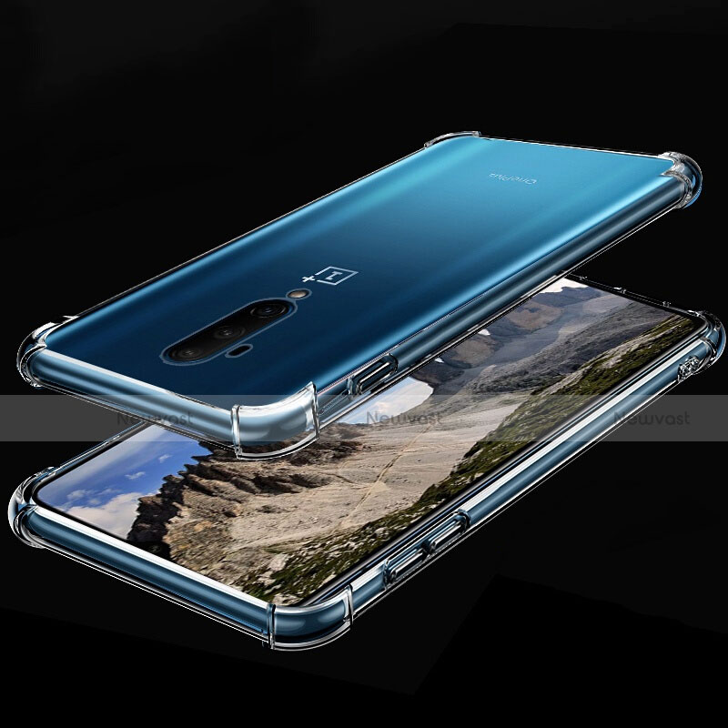 Ultra-thin Transparent TPU Soft Case Cover H02 for OnePlus 7T Pro Clear