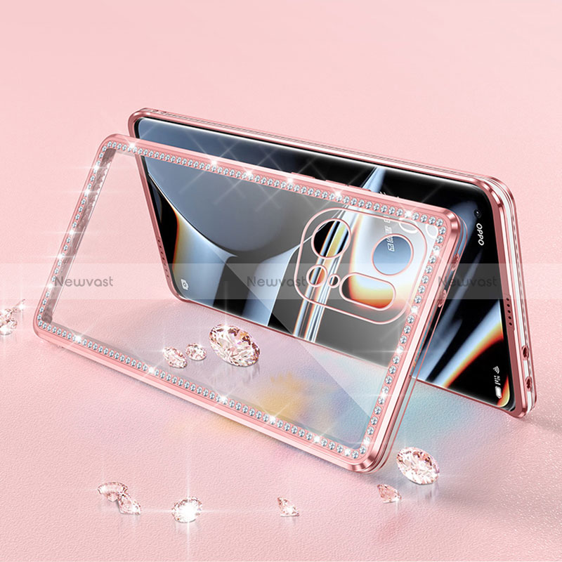 Ultra-thin Transparent TPU Soft Case Cover H02 for Oppo Find X5 5G