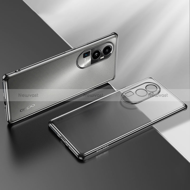 Ultra-thin Transparent TPU Soft Case Cover H02 for Oppo Reno10 Pro+ Plus 5G