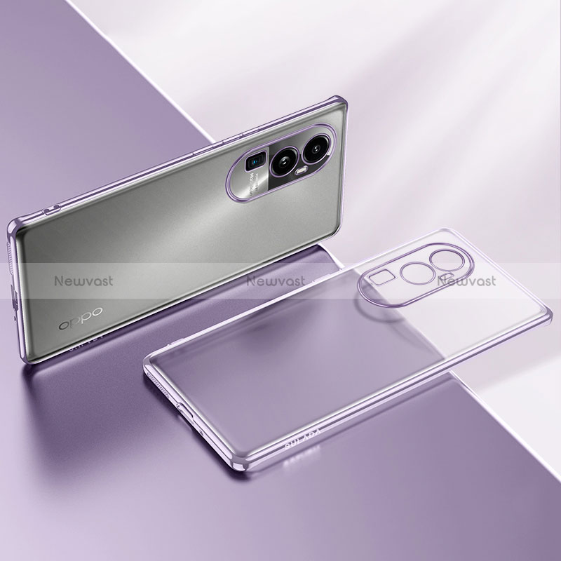 Ultra-thin Transparent TPU Soft Case Cover H02 for Oppo Reno10 Pro+ Plus 5G