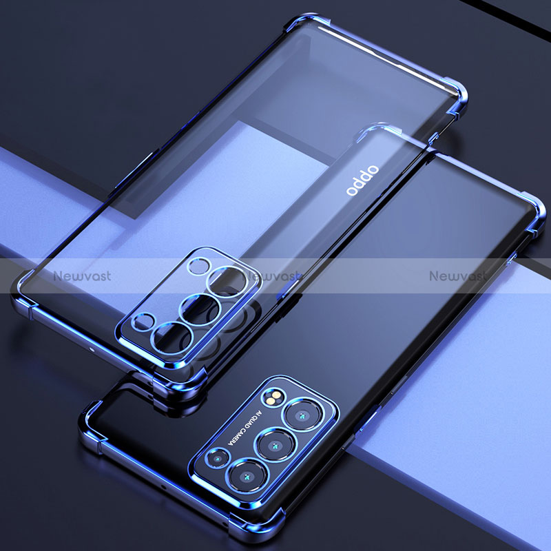 Ultra-thin Transparent TPU Soft Case Cover H02 for Oppo Reno6 Pro 5G