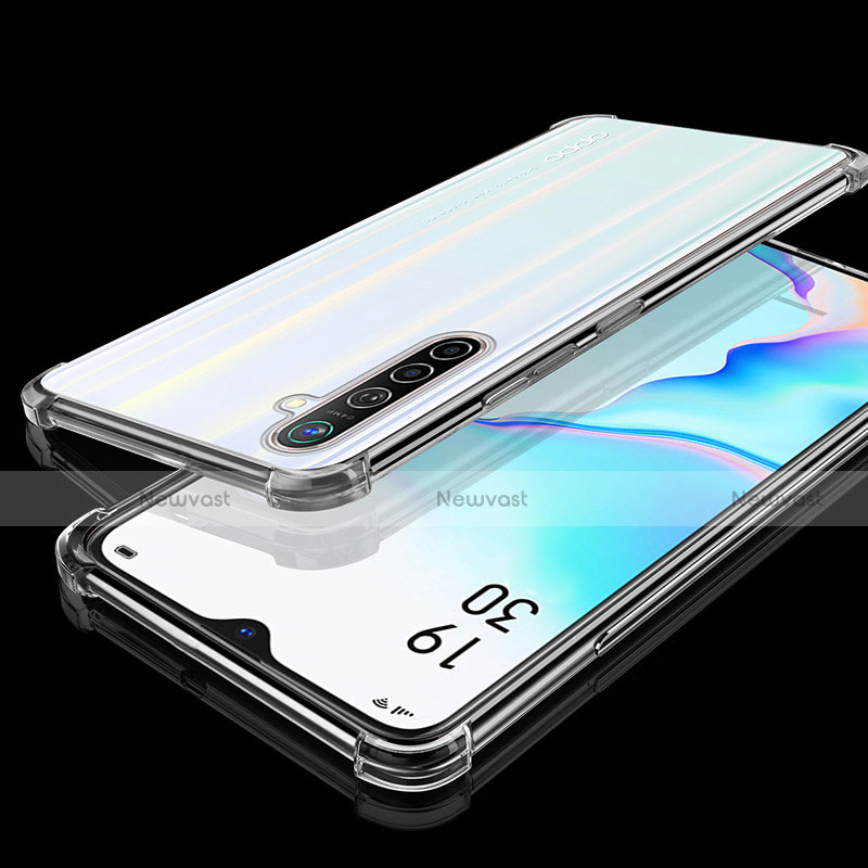 Ultra-thin Transparent TPU Soft Case Cover H02 for Realme X2 Clear