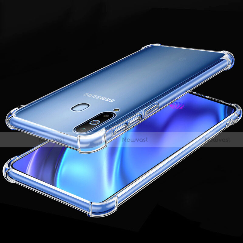 Ultra-thin Transparent TPU Soft Case Cover H02 for Samsung Galaxy A8s SM-G8870 Clear