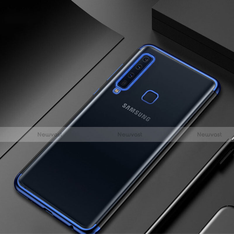 Ultra-thin Transparent TPU Soft Case Cover H02 for Samsung Galaxy A9s Blue